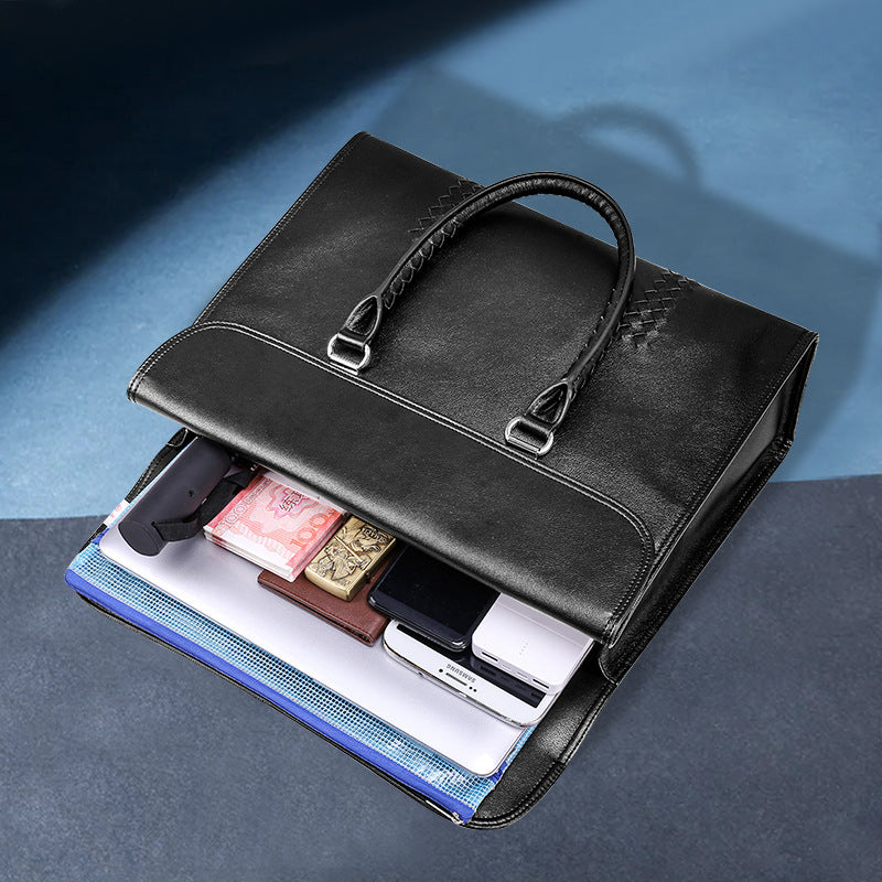 Men's Leather Business Briefcase