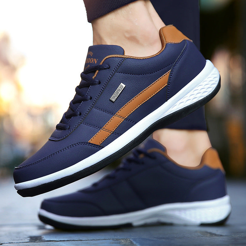 Men's Leather Casual Sneakers