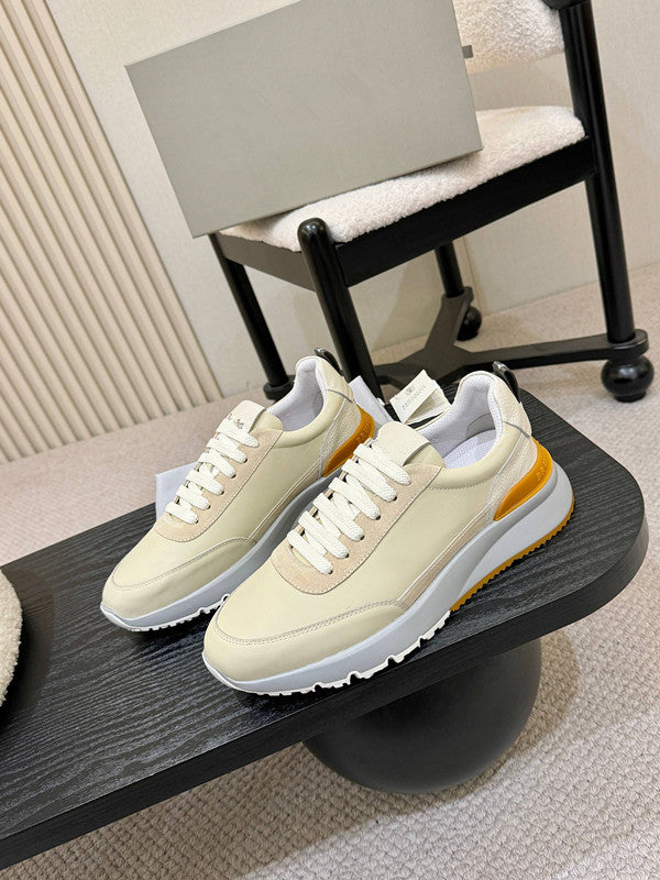 Men's Leather Casual Sports Running Shoes