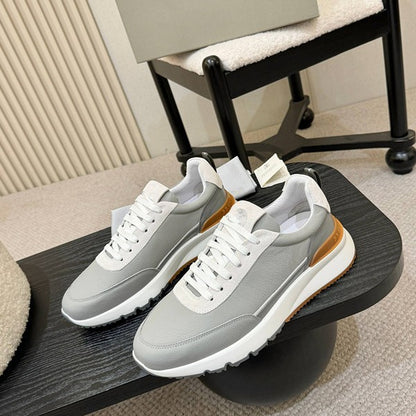 Men's Leather Casual Sports Running Shoes