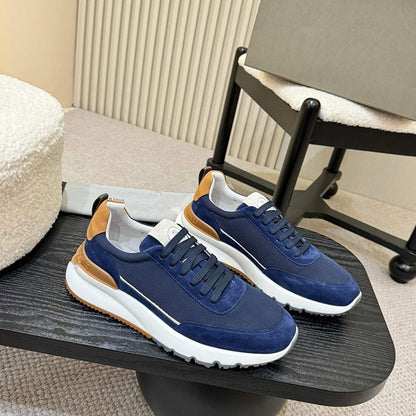Men's Leather Casual Sports Running Shoes
