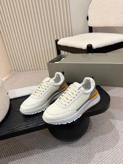 Men's Leather Casual Sports Running Shoes