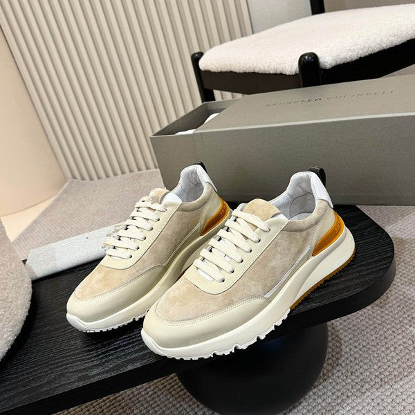 Men's Leather Casual Sports Running Shoes