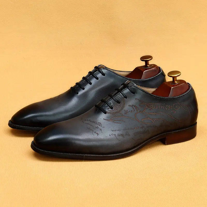 Men's Leather Oxford Dress Shoes