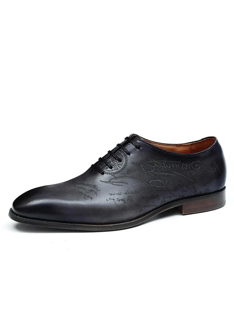 Men's Leather Oxford Dress Shoes