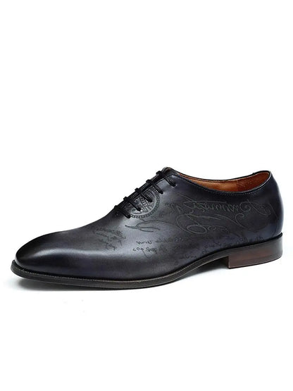 Men's Leather Oxford Dress Shoes