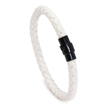Men's Leather Rope Woven Bracelet