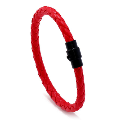 Men's Leather Rope Woven Bracelet