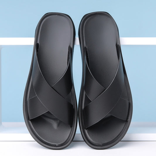 Men's leather sandals