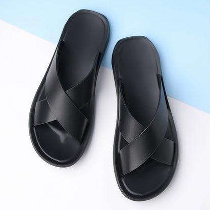 Men's leather sandals