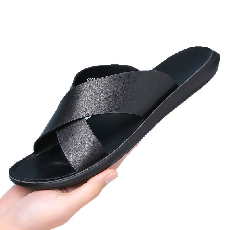 Men's leather sandals