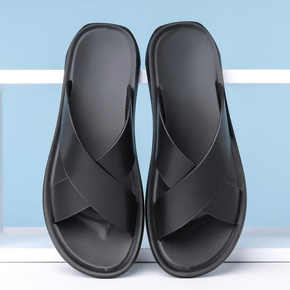 Men's leather sandals