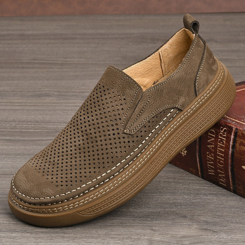 Men's leather shoes