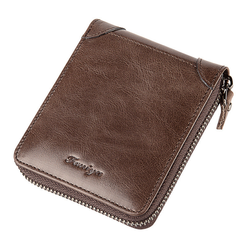 Men's leather wallet