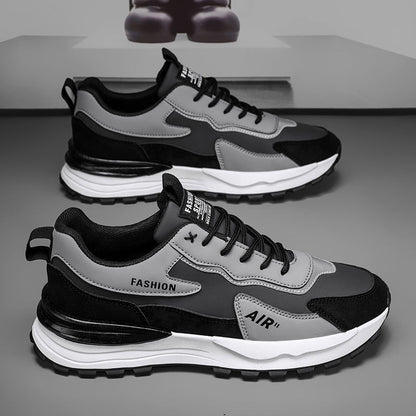 Men's Leather Waterproof Casual Sneakers