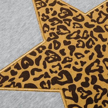 Men's Leopard Print Star Hoodie