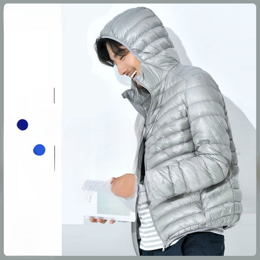 Men's Lightweight Hooded Down Jacket