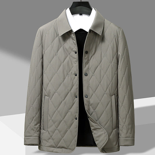 Men's Lightweight Quilted Cotton Coat