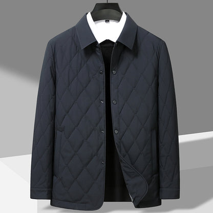 Men's Lightweight Quilted Cotton Coat