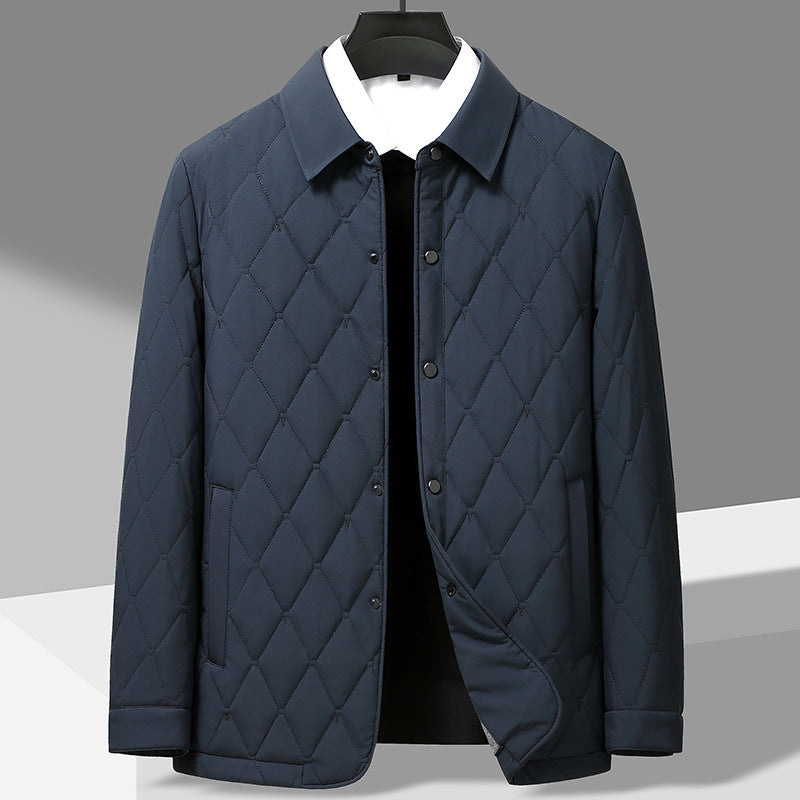 Men's Lightweight Quilted Cotton Coat