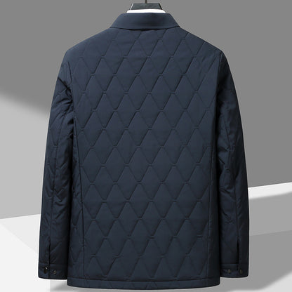 Men's Lightweight Quilted Cotton Coat