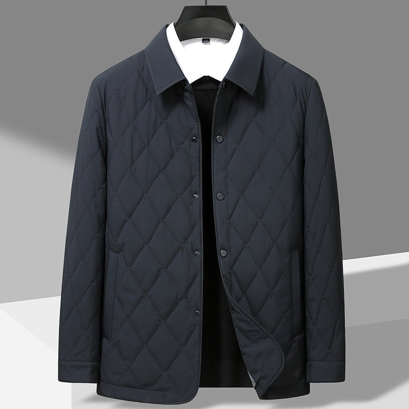 Men's Lightweight Quilted Cotton Coat