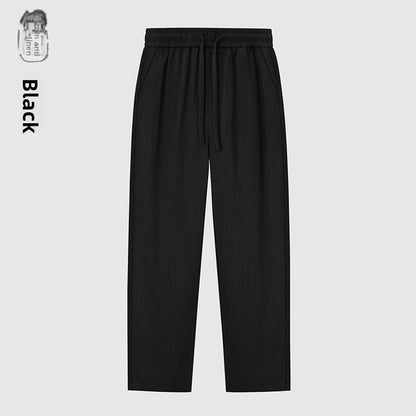 Men's Linen Blend Casual Trousers