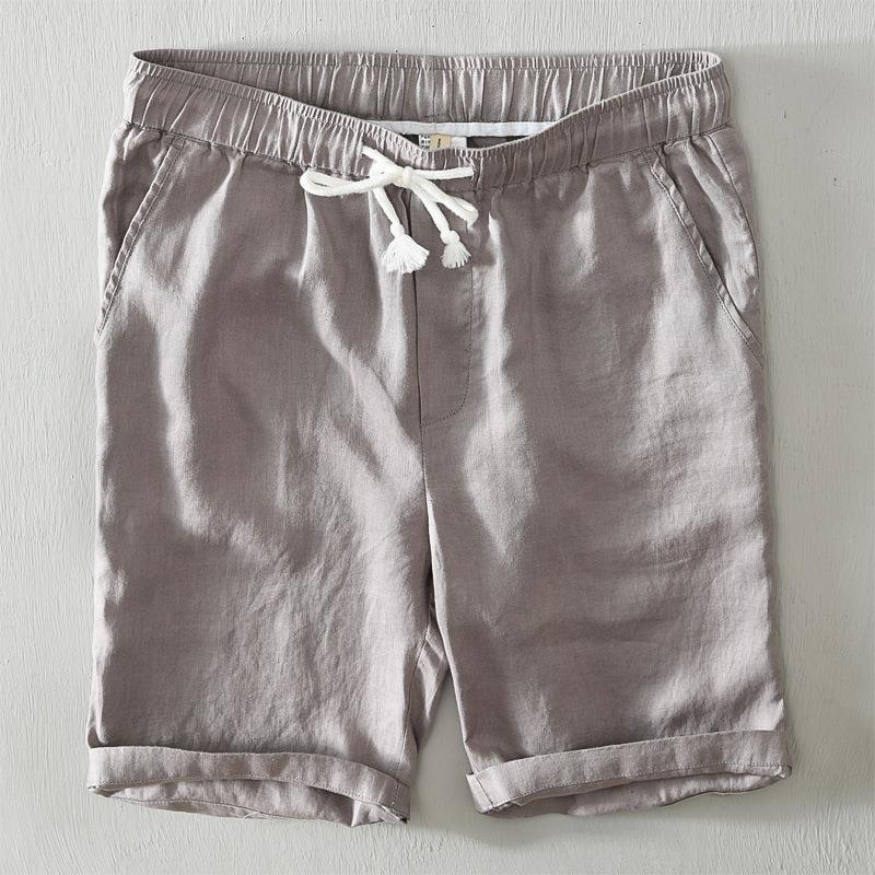 Men's Linen Drawstring Shorts