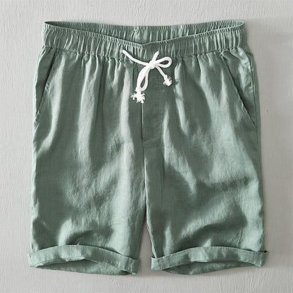 Men's Linen Drawstring Shorts