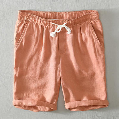 Men's Linen Drawstring Shorts