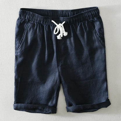 Men's Linen Drawstring Shorts