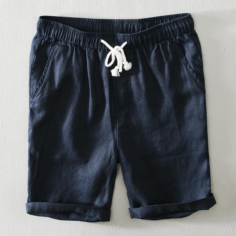 Men's Linen Drawstring Shorts