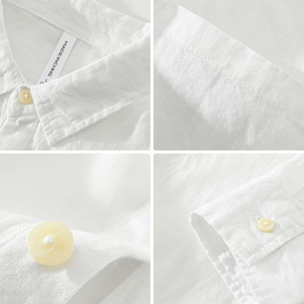 Men's Linen Pullover Shirt