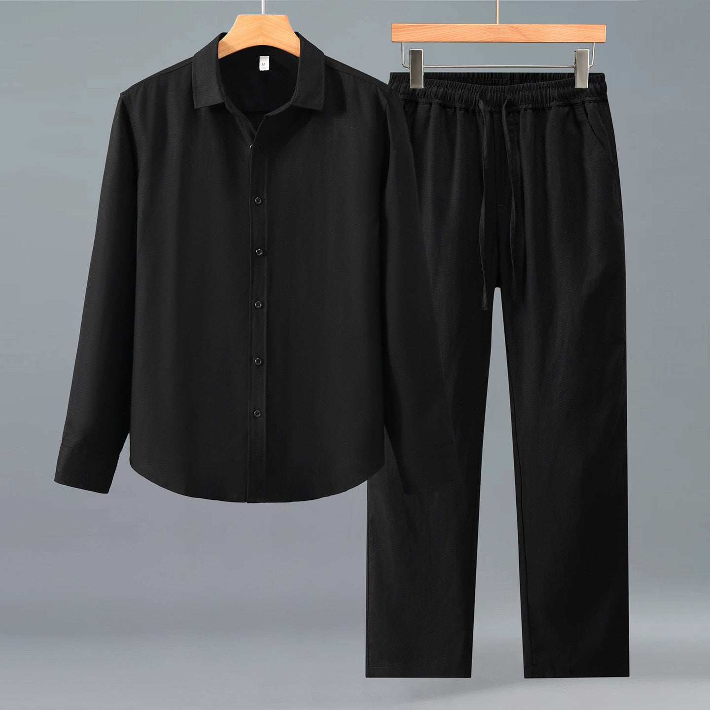 Men's Linen Shirt and Pants Set