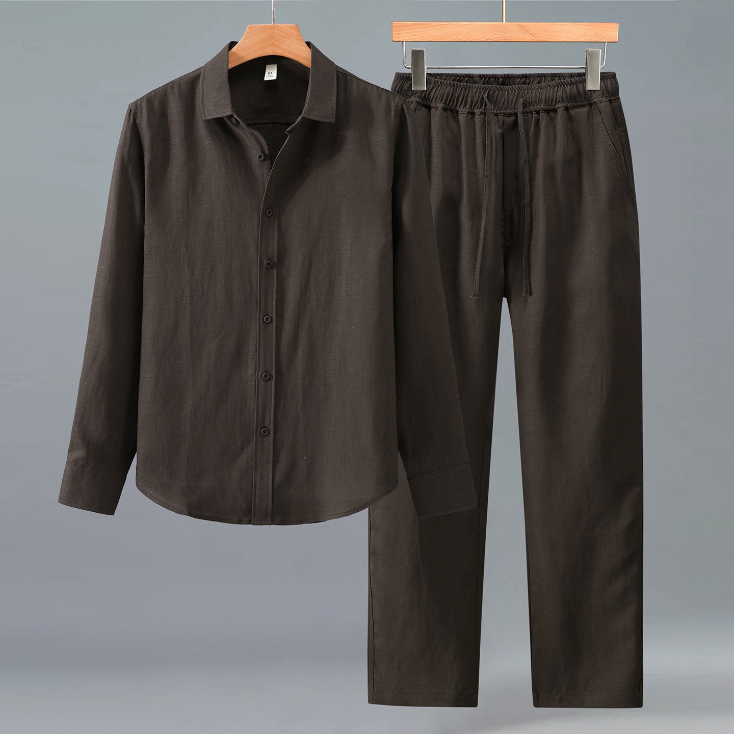 Men's Linen Shirt and Pants Set