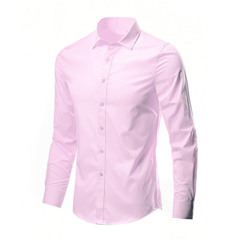 Men's Long/Short Sleeve Slim Fit Non-Ironing Casual Shirt