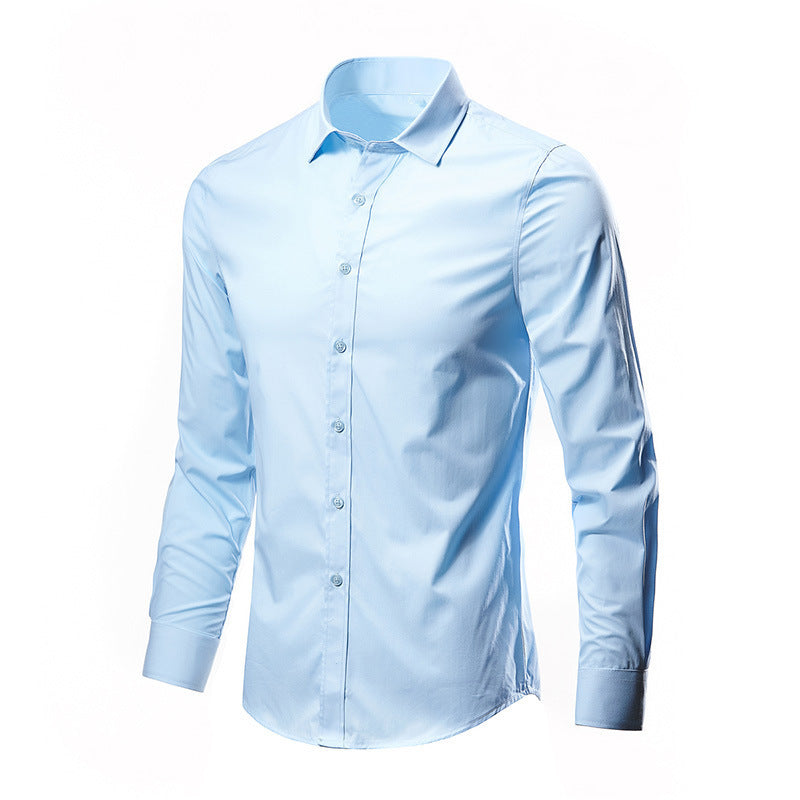 Men's Long/Short Sleeve Slim Fit Non-Ironing Casual Shirt
