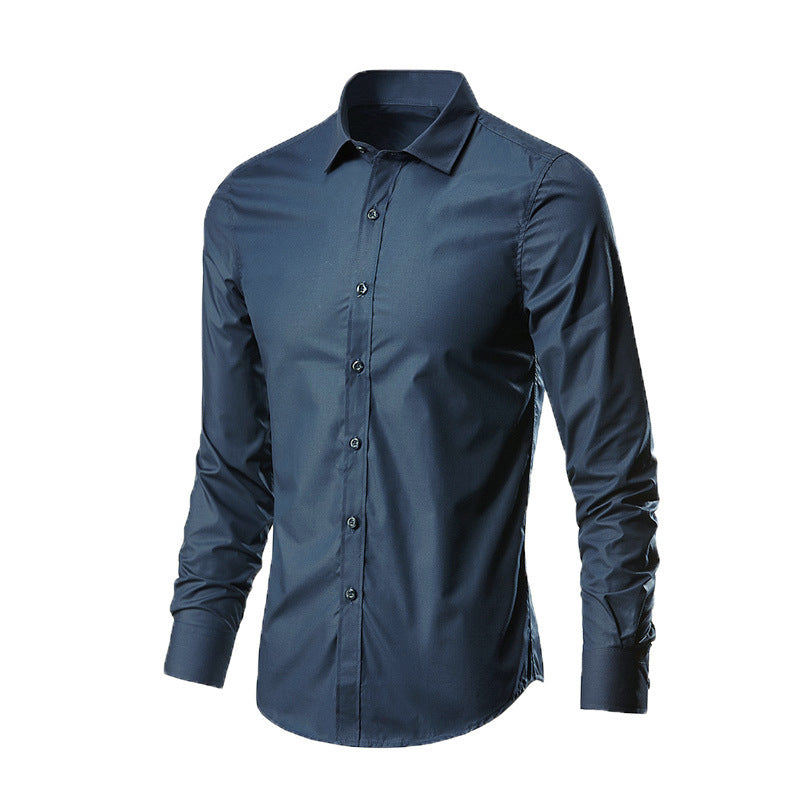 Men's Long/Short Sleeve Slim Fit Non-Ironing Casual Shirt