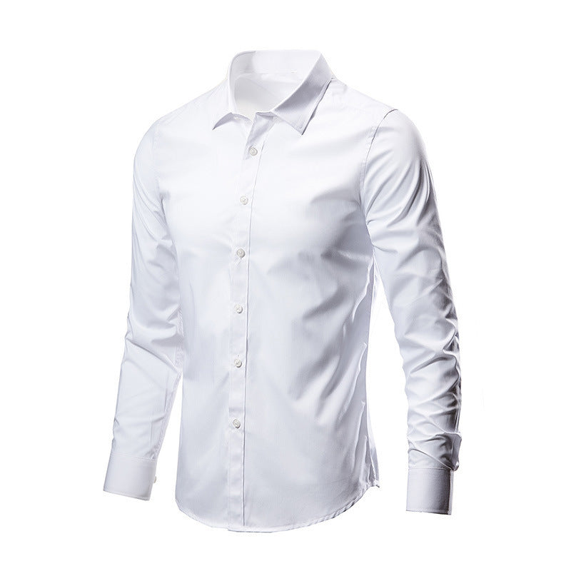 Men's Long/Short Sleeve Slim Fit Non-Ironing Casual Shirt