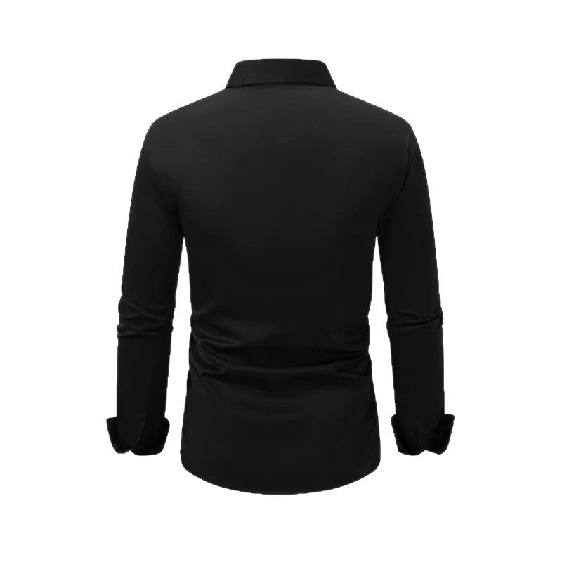 Men's Long Sleeve Cotton Blend Shirt
