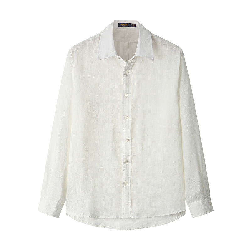 Men's Long Sleeve Linen Summer Shirt