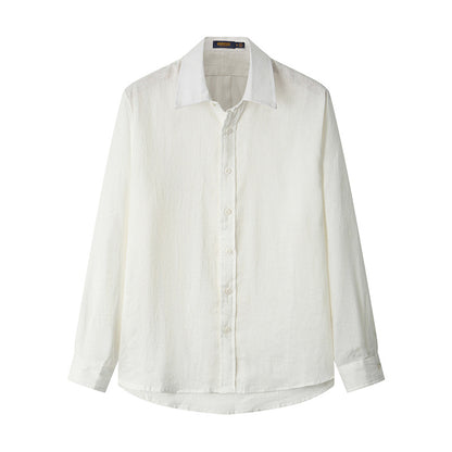Men's Long Sleeve Linen Summer Shirt