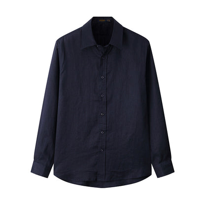 Men's Long Sleeve Linen Summer Shirt