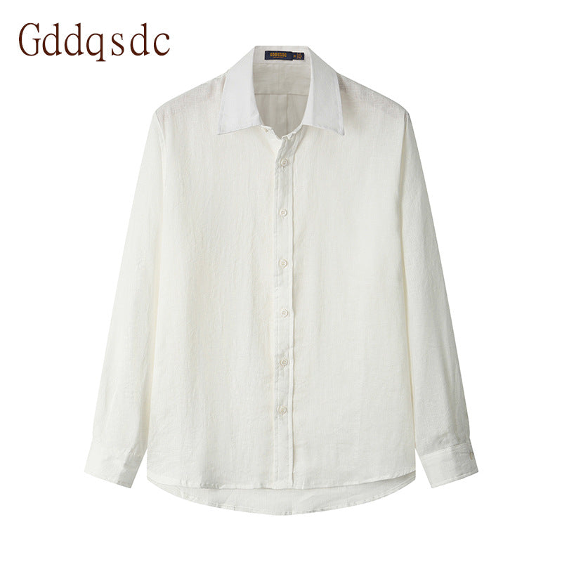Men's Long Sleeve Linen Summer Shirt