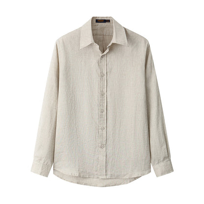 Men's Long Sleeve Linen Summer Shirt