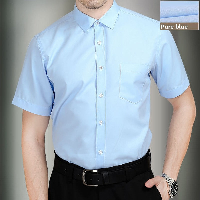 Men's long-sleeved disposable white shirt