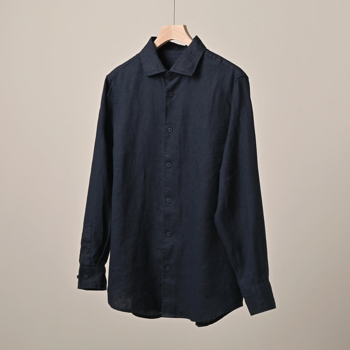 Men's Long-Sleeved Lapel Shirts