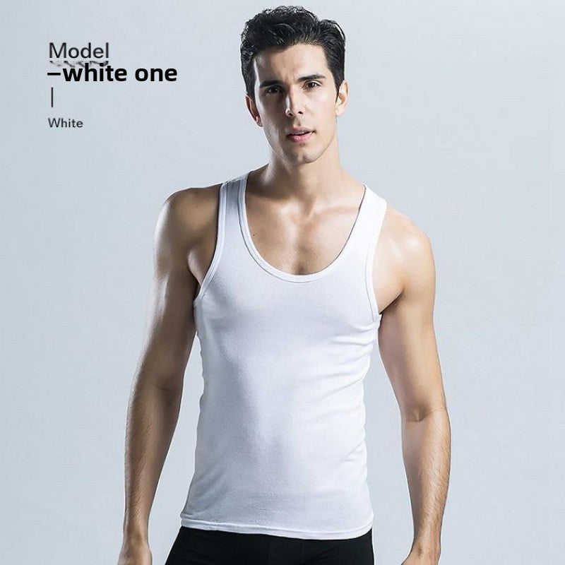 Men's loose cotton unbuttoned T-shirt