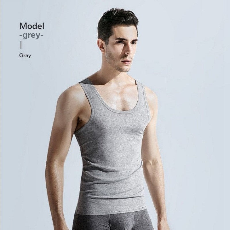 Men's loose cotton unbuttoned T-shirt