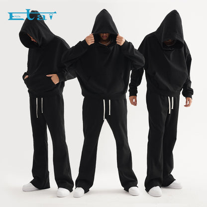 Men's Loose Fit Cotton Hooded Sweatshirt